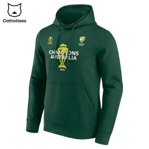 Australian Men’s Cricket Team Champions ICC World Cup 2023 Green Design 3D Hoodie