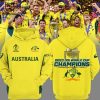 ICC  Men’s Cricket Team World Cup 2023 Australian Mascot Yellow Design 3D Hoodie