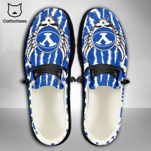 AVAILABLE NCAA BYU Cougars Custom Name Hey Dude Shoes