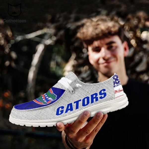 AVAILABLE NCAA Florida Gators Custom Name Hey Dude Shoes