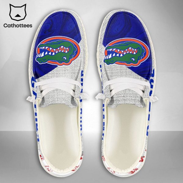 AVAILABLE NCAA Florida Gators Custom Name Hey Dude Shoes