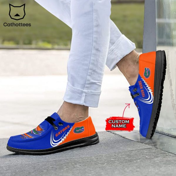 AVAILABLE NCAA Florida Gators Custom Name Hey Dude Shoes