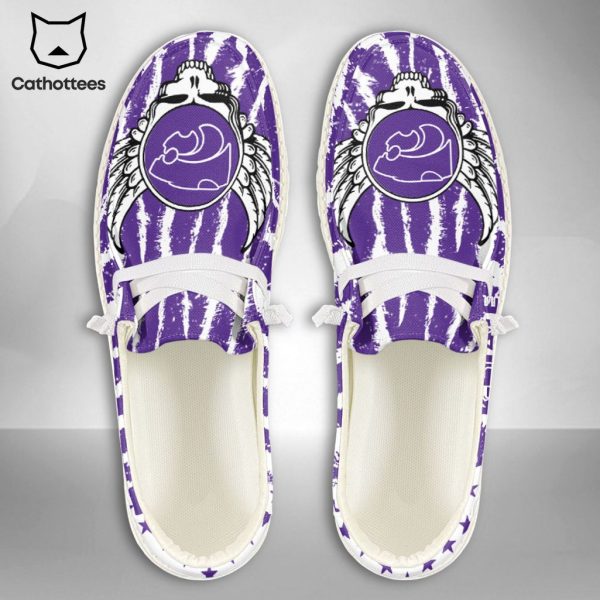 [AVAILABLE] NCAA Kansas State Wildcats Custom Name Hey Dude Shoes