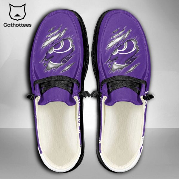 AVAILABLE NCAA Kansas State Wildcats Custom Name Hey Dude Shoes