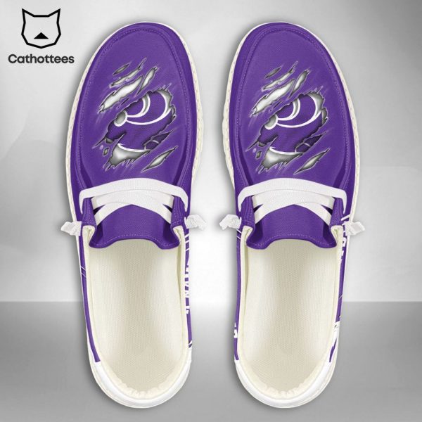 AVAILABLE NCAA Kansas State Wildcats Custom Name Hey Dude Shoes