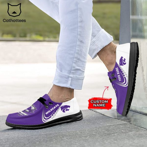 AVAILABLE NCAA Kansas State Wildcats Custom Name Hey Dude Shoes