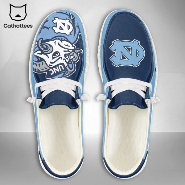 [AVAILABLE] NCAA North Carolina Tar Heels Custom Name Hey Dude Shoes