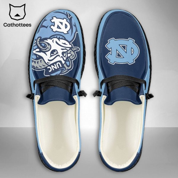 [AVAILABLE] NCAA North Carolina Tar Heels Custom Name Hey Dude Shoes