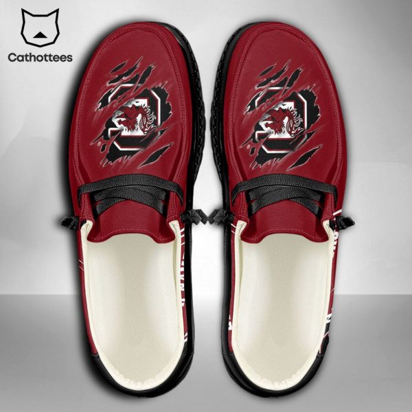 AVAILABLE NCAA South Carolina Gamecocks Custom Name Hey Dude Shoes