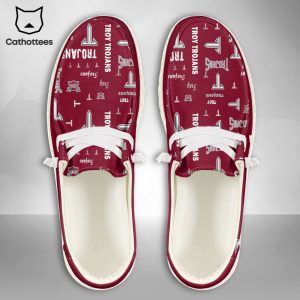 [AVAILABLE] NCAA Troy Trojans Custom Name Hey Dude Shoes