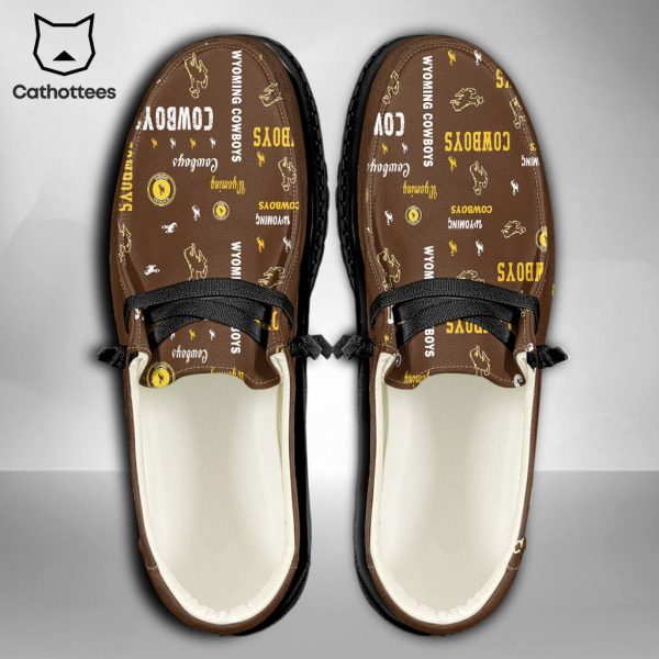 AVAILABLE NCAA Wyoming Cowboys Custom Name Hey Dude Shoes