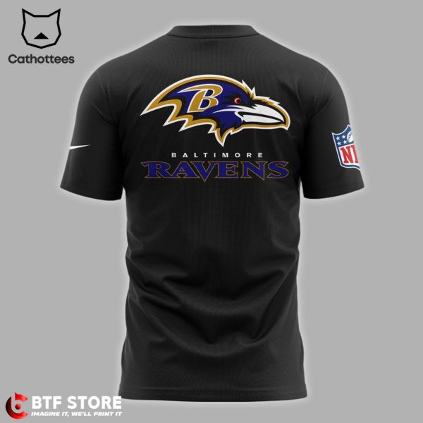 Baltimore Ravens Apparel Nike Logo Design 3D T-Shirt