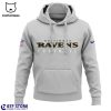 Baltimore Ravens 1996 White Nike Logo Design 3D Hoodie