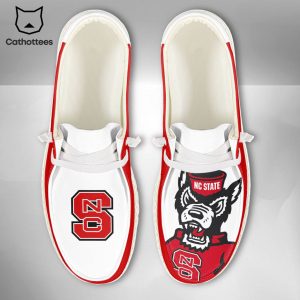 BEST NCAA North Carolina State Wolfpack Custom Name Hey Dude Shoes