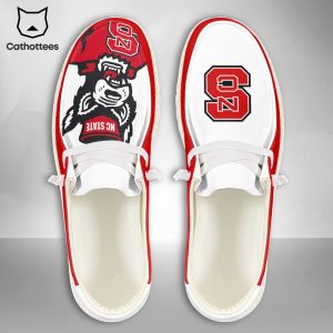 BEST NCAA North Carolina State Wolfpack Custom Name Hey Dude Shoes