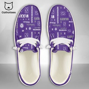 [BEST] NCAA Northwestern Wildcats Custom Name Hey Dude Shoes