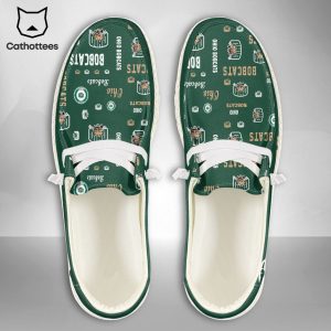 BEST NCAA Ohio Bobcats Custom Name Hey Dude Shoes