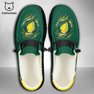 BEST NCAA Oregon Ducks Custom Name Hey Dude Shoes