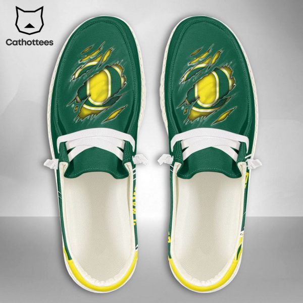 BEST NCAA Oregon Ducks Custom Name Hey Dude Shoes