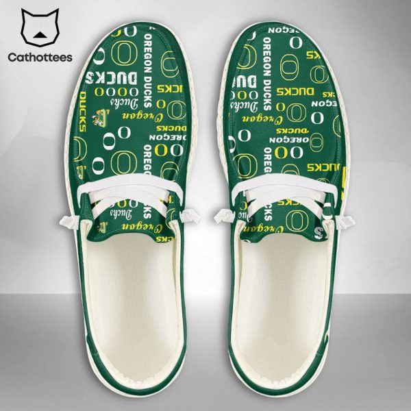 [BEST] NCAA Oregon Ducks Custom Name Hey Dude Shoes