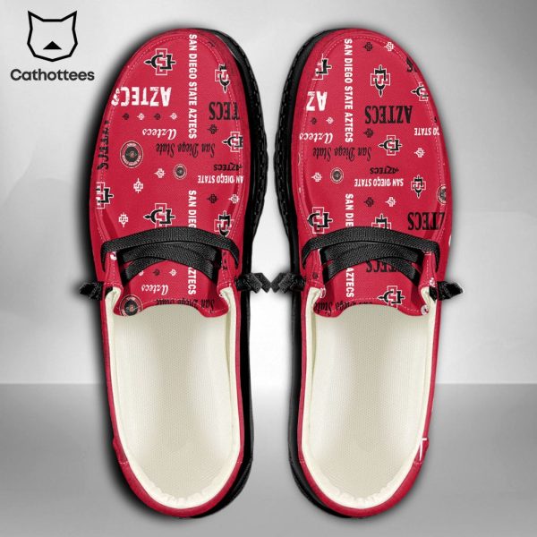 [BEST] NCAA San Diego State Aztecs Custom Name Hey Dude Shoes