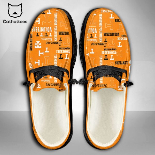 BEST NCAA Tennessee Volunteers Custom Name Hey Dude Shoes