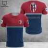 Bologna FC BFC 1909 Blue Black Design 3D T-Shirt