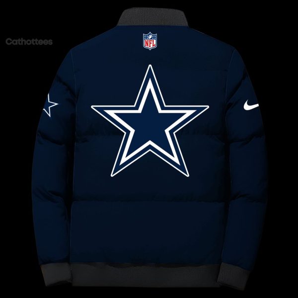 Carpe Omnia Dallas Cowboys NFL Nike Logo Full Black Design  Baseball Jacket