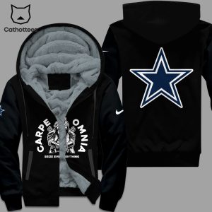 Carpe Omnia Dallas Cowboys Nike Logo Full Black Design 3D Hoodie