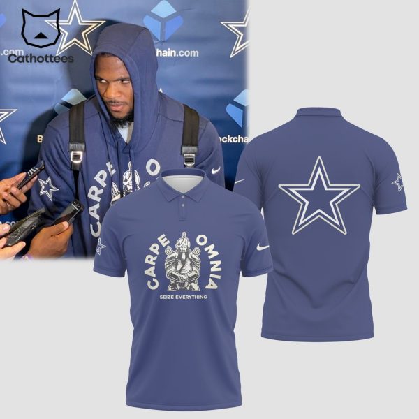 Carpe Omnia Dallas Cowboys Nike Logo Full Blue Design 3D Hoodie