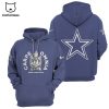 Dallas Cowboys Carpe Omnia Gray Star Logo Design 3D Hoodie