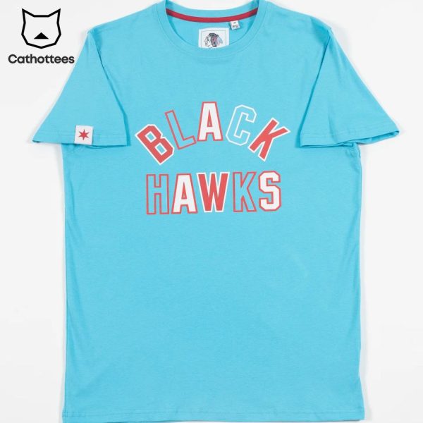 Chicago Blackhawks Blue Design 3D T-Shirt