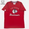 Chicago Blackhawks Blue Design 3D T-Shirt