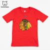 Chicago Blackhawks Military Appreciation Gray Design 3D T-Shirt