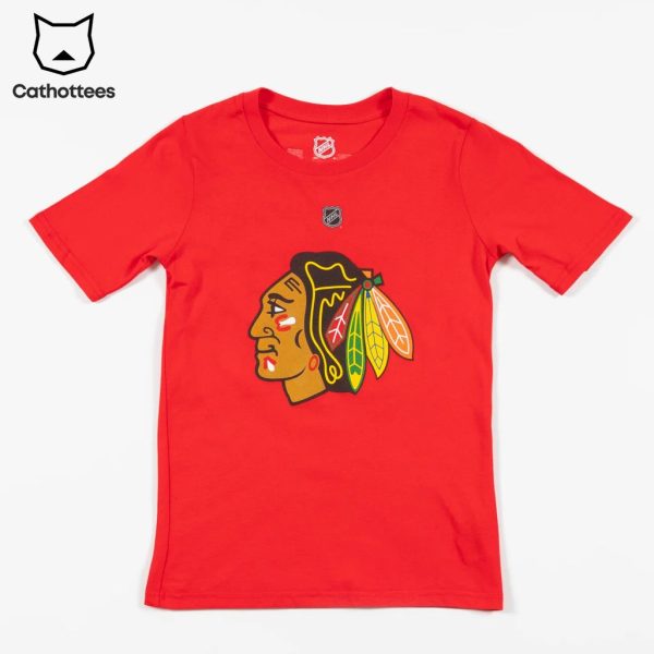 Chicago Blackhawks Red Design 3D T-Shirt