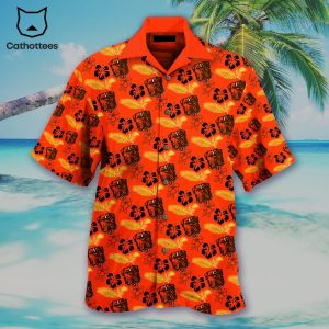 Cleveland Browns Dawg Orange New Logo Design Hawaiian Shirt