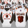 Cleveland Browns Football 1946 Nike Logo Mascot Black Design 3D Hoodie