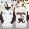 Cleveland Browns Football Black Nike Logo Design 3D Hoodie