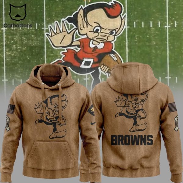 Cleveland Browns Football Mascot Design 3D Hoodie