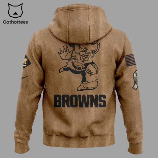 Cleveland Browns Football Mascot Design 3D Hoodie