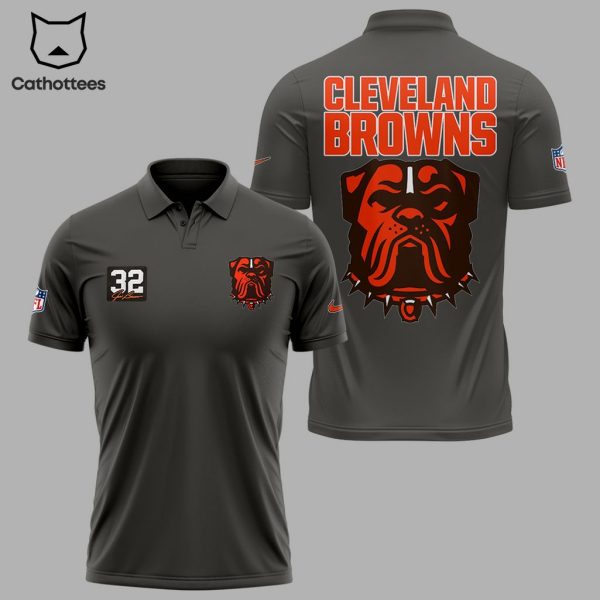 Cleveland Browns Football Mascot Design 3D Polo Shirt