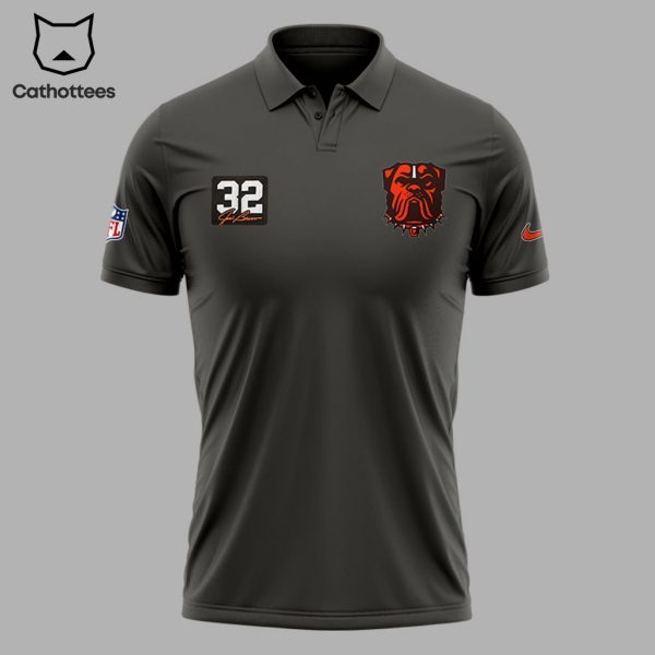 Cleveland Browns Football Mascot Design 3D Polo Shirt