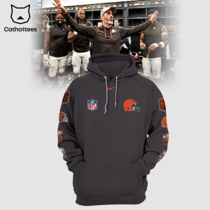 Cleveland Browns NFL Logo Black Design 3D Hoodie