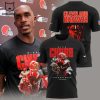 Cleveland Browns Football Nike Logo Black Design 3D T-Shirt