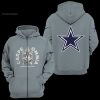 Dallas Cowboys Nike Black 2023 NFL Rainbow Black Nike Logo Design 3D Hoodie