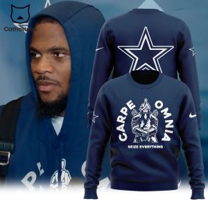 Dallas Cowboys Nike Logo Blue Design 3D Hoodie