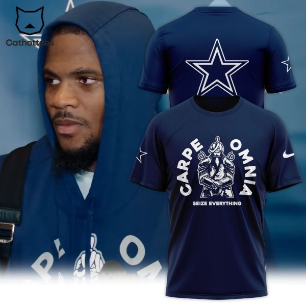 Dallas Cowboys Nike Logo Blue Design 3D Hoodie