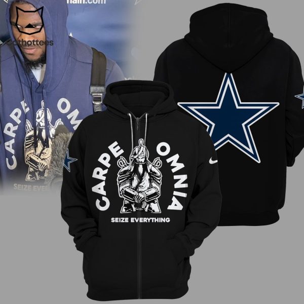 Dallas Cowboys Nike Logo Black Design 3D Hoodie