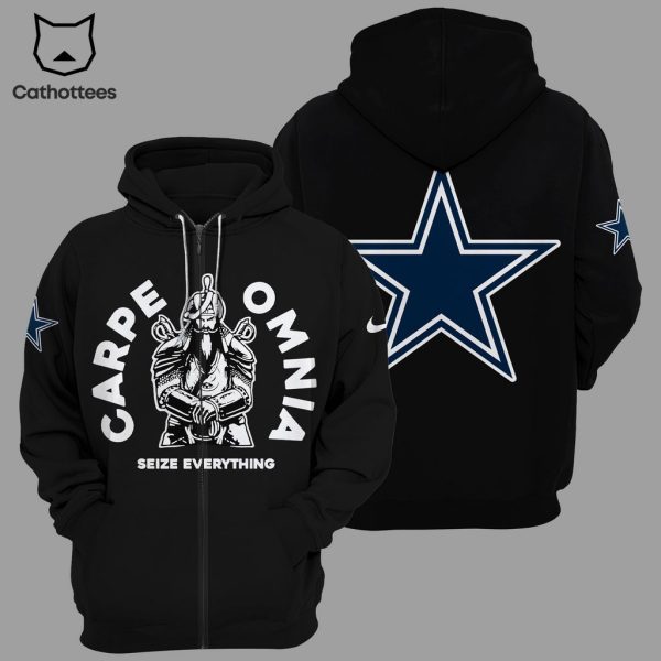 Dallas Cowboys Nike Logo Black Design 3D Hoodie