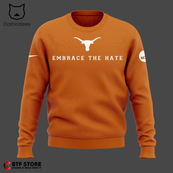 Embrace The Hate Nike Logo Orange Design 3D Sweater